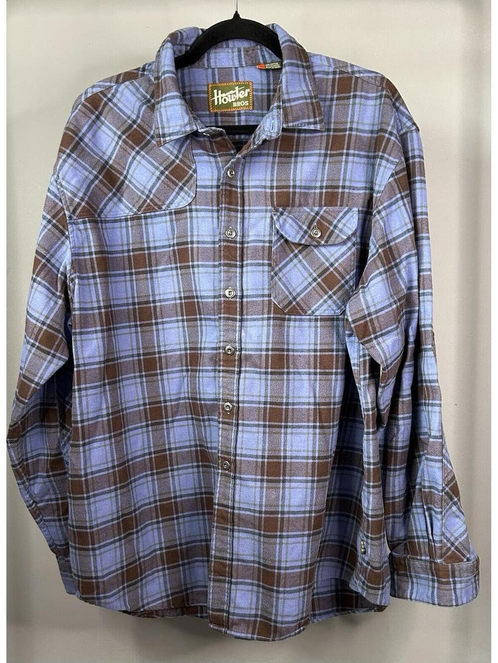 Howler Bros Long Sleeve Plaid Flannel Shirt Men’s Size XL